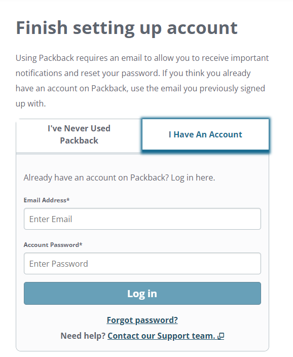 packback account login.png