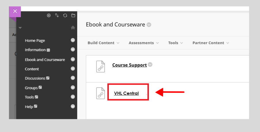VHL Central bb learn link in course.PNG