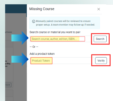 Search or add product token