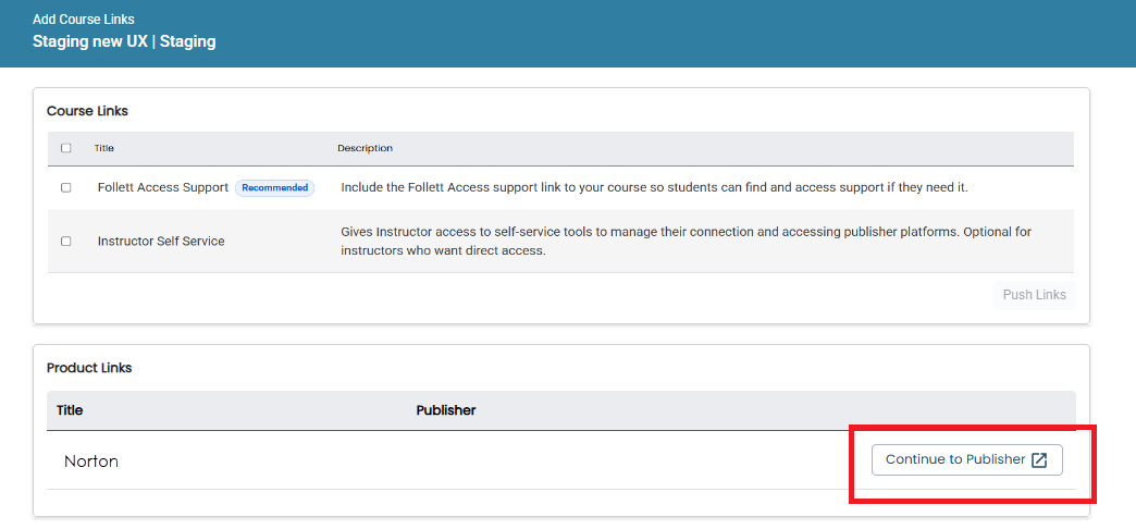 Norton continue to publisher